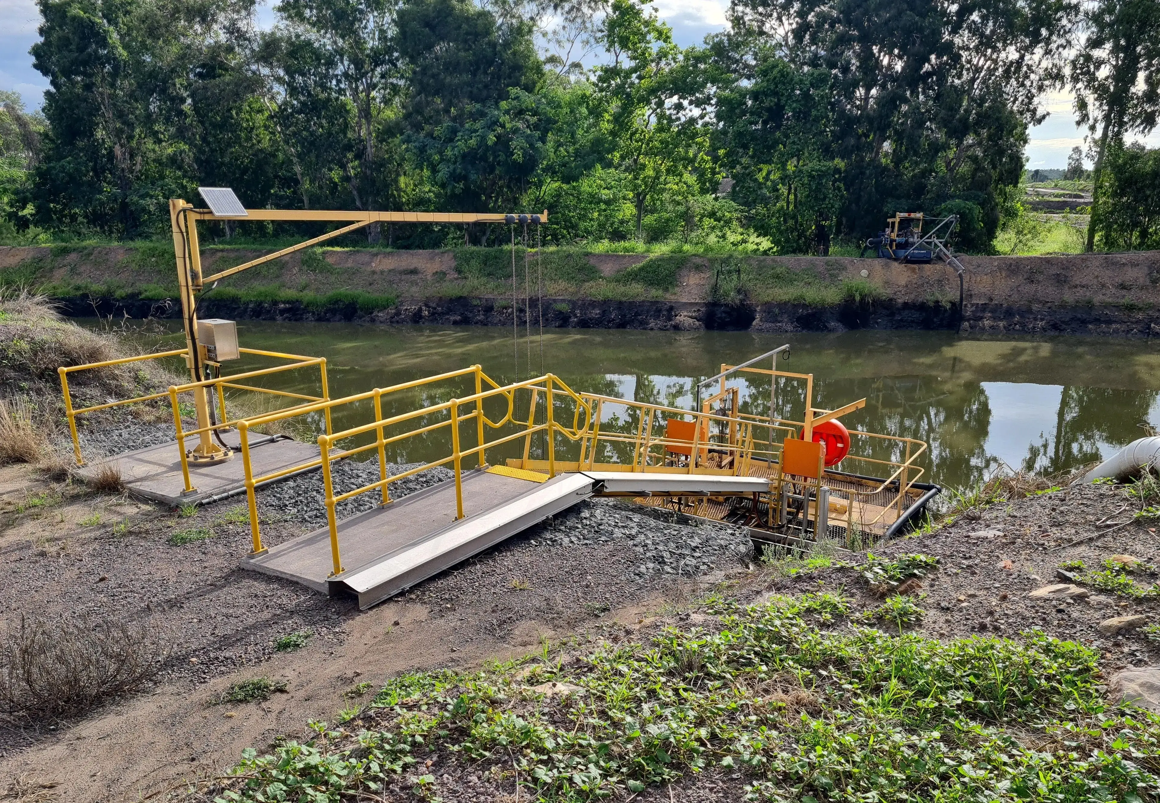 Anti-Pollution Pond Access